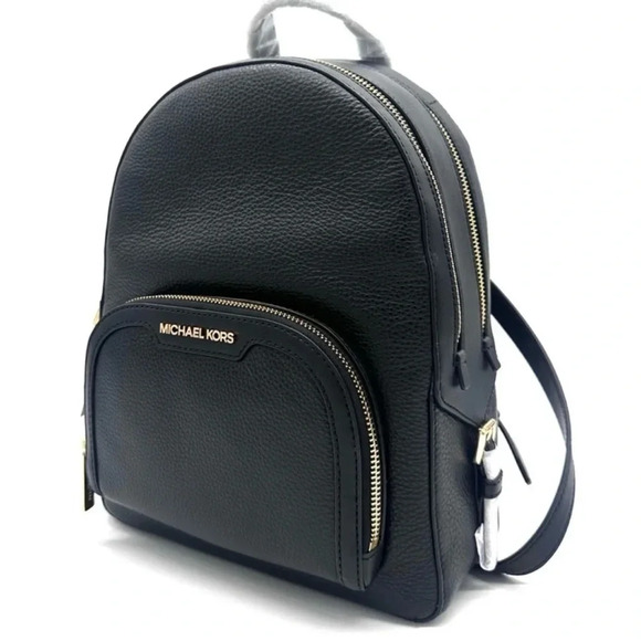 Michael Kors Medium Jaycee Backpack Black/Gold main image 8